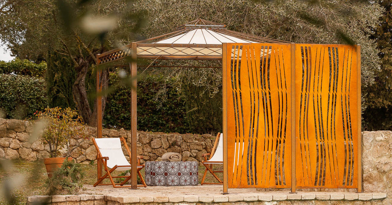 Avantages d'une clôture brise-vue en acier Corten