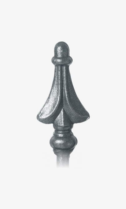 Spitze Pinie in pulverbeschichtet anthrazit