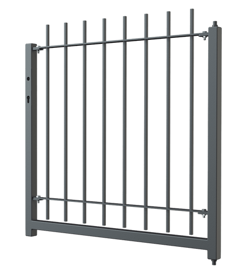 Gartentor Padua als 3D Modell | Pulverbeschichtet Anthrazit
