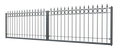 Tor Belluno 3D Modell | Pulverbeschichtet Anthrazit
