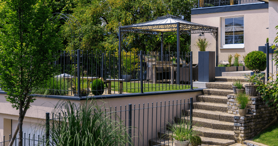 Aménager un jardin moderne – Idées pour brise-vue, clôture de jardin et lignes épurées