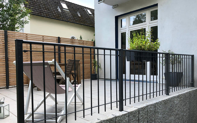 Clôture de terrasse : une délimitation pratique pour plus d'intimité