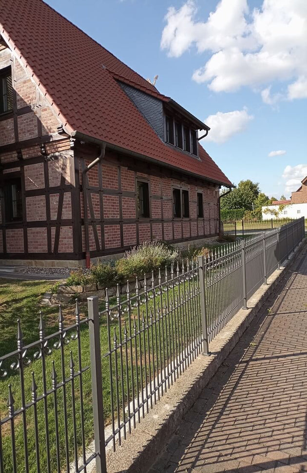 Zaun Lugano | Pulverbeschichtet anthrazit
