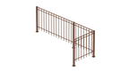Geländer Padua als 3D-Modell | Unbeschichtet